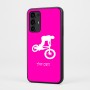 כיסוי בעיצוב אישי עם השם שלך לדגם - Motorola Moto G35 5G בעיצוב רוכב אופניים