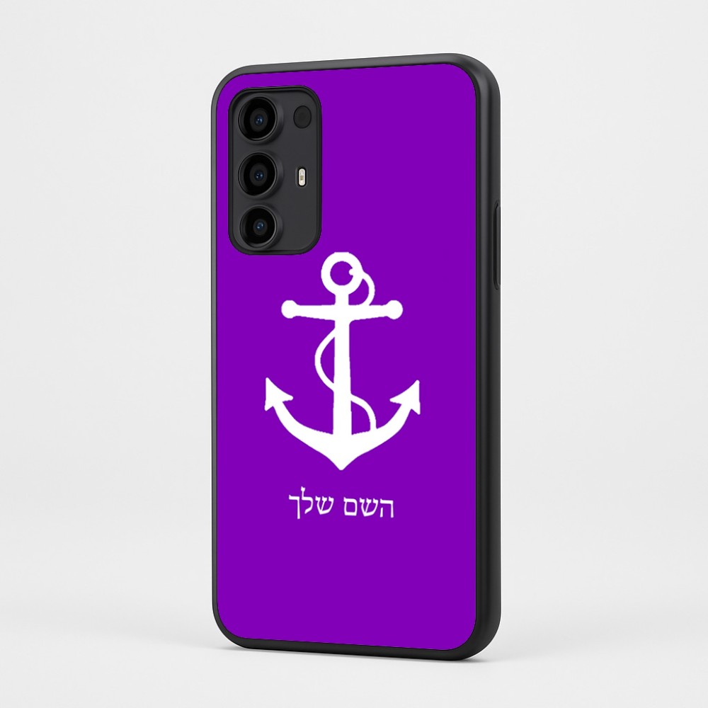 כיסוי בעיצוב אישי עם השם שלך לדגם - Motorola Moto G35 5G בעיצוב לעגן