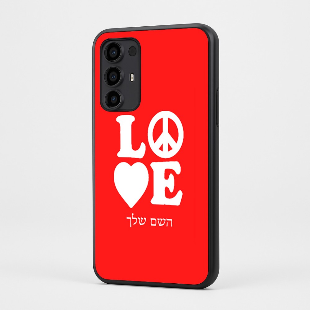 כיסוי בעיצוב אישי עם השם שלך לדגם - Motorola Moto G35 5G בעיצוב אהבה