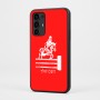 כיסוי בעיצוב אישי עם השם שלך לדגם - Motorola Moto G35 5G בעיצוב רוכב סוסים