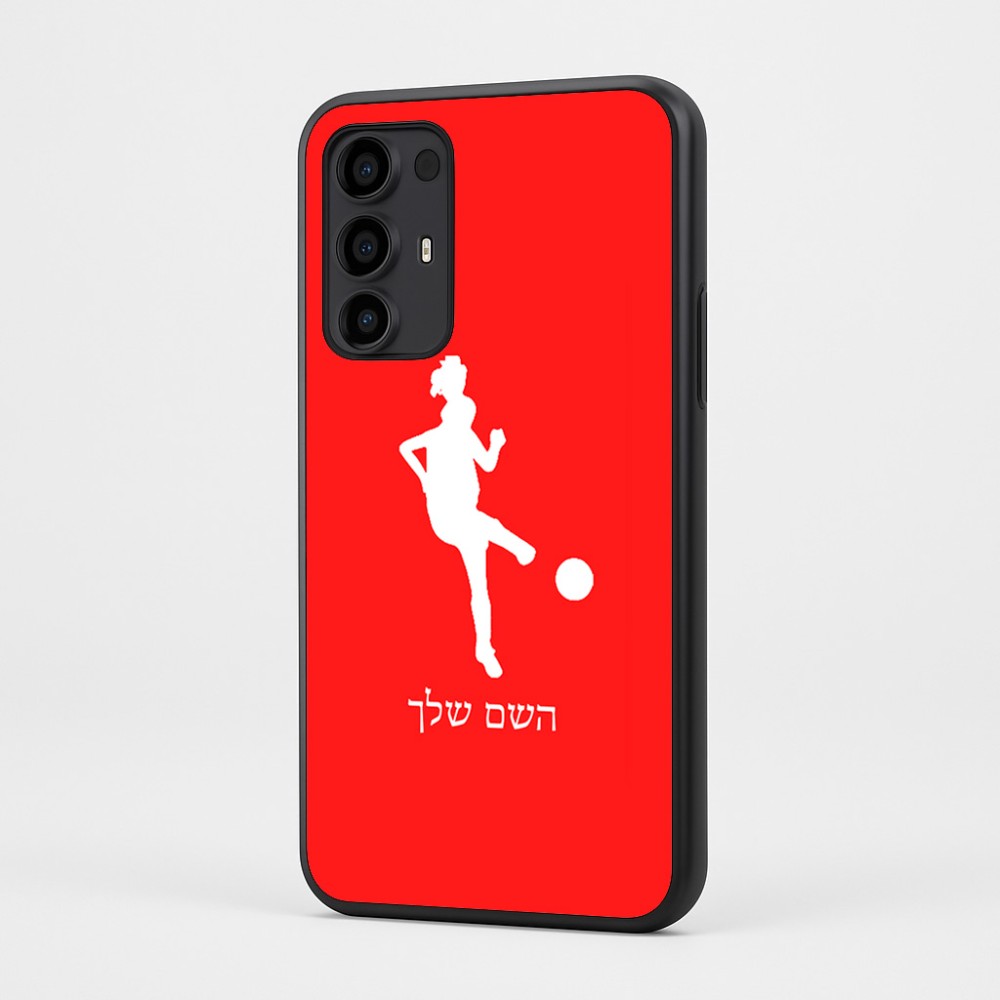 כיסוי בעיצוב אישי עם השם שלך לדגם - Motorola Moto G35 5G בעיצוב שחקנית כדורגל - אישה