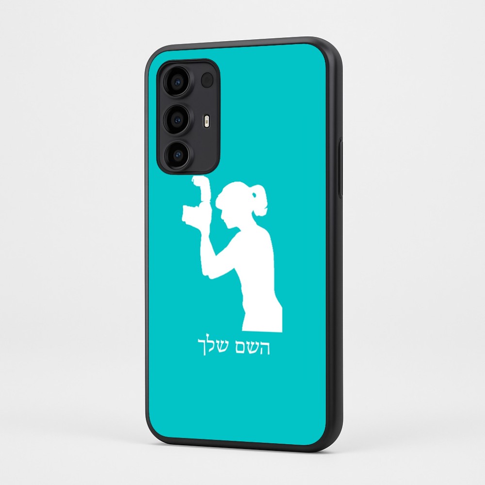 כיסוי בעיצוב אישי עם השם שלך לדגם - Motorola Moto G35 5G בעיצוב צלמת - אישה