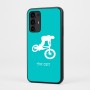 כיסוי בעיצוב אישי עם השם שלך לדגם - Motorola Moto G35 5G בעיצוב רוכב אופניים