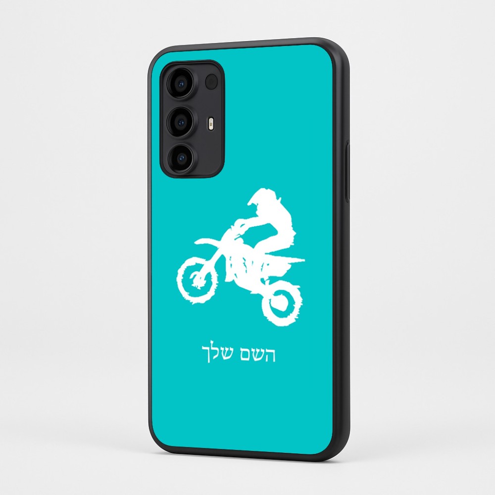 כיסוי בעיצוב אישי עם השם שלך לדגם - Motorola Moto G35 5G בעיצוב מוטוקרוס