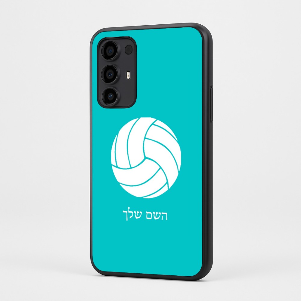 כיסוי בעיצוב אישי עם השם שלך לדגם - Motorola Moto G35 5G בעיצוב כדור כדורעף
