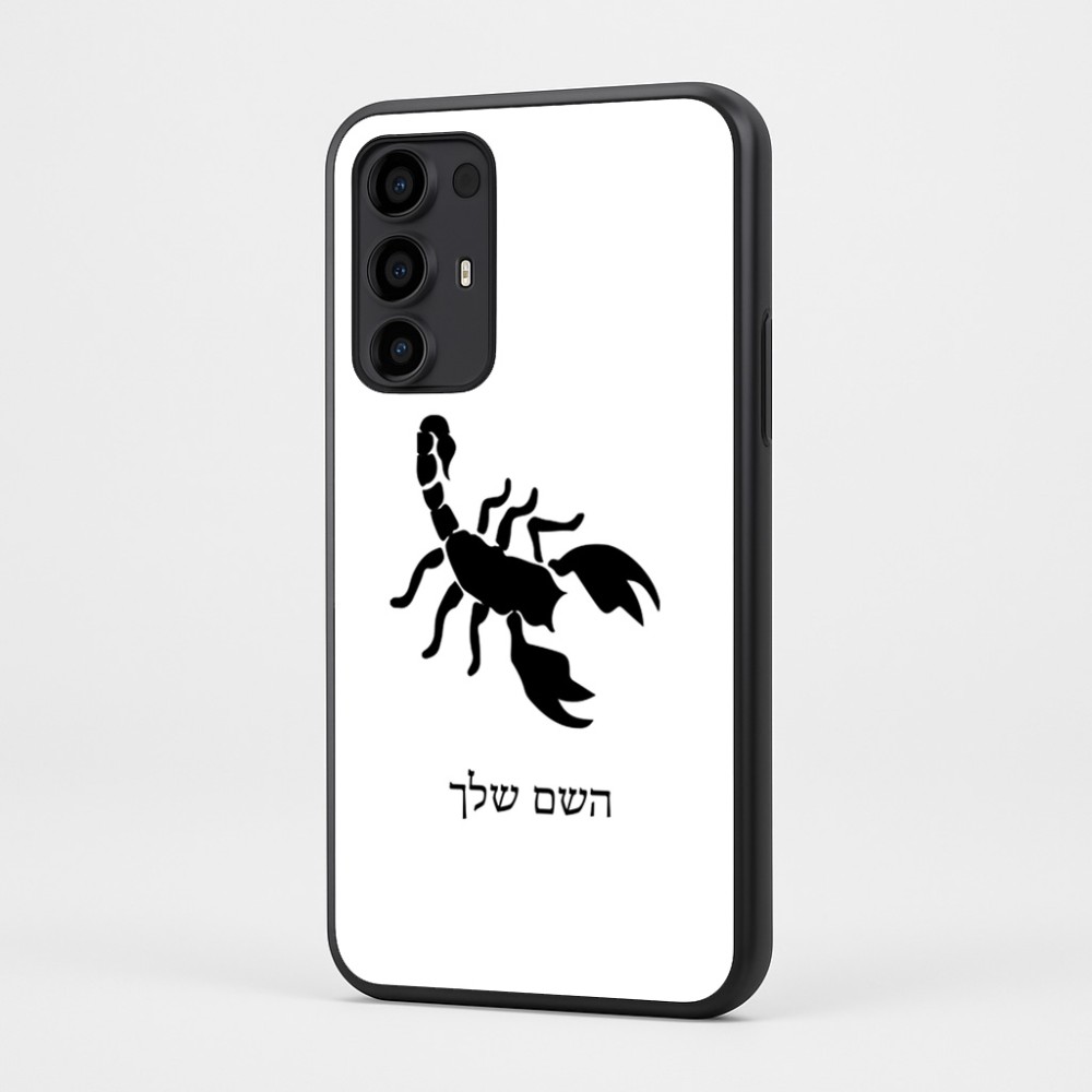 כיסוי בעיצוב אישי עם השם שלך לדגם - Motorola Moto G35 5G בעיצוב עקרב