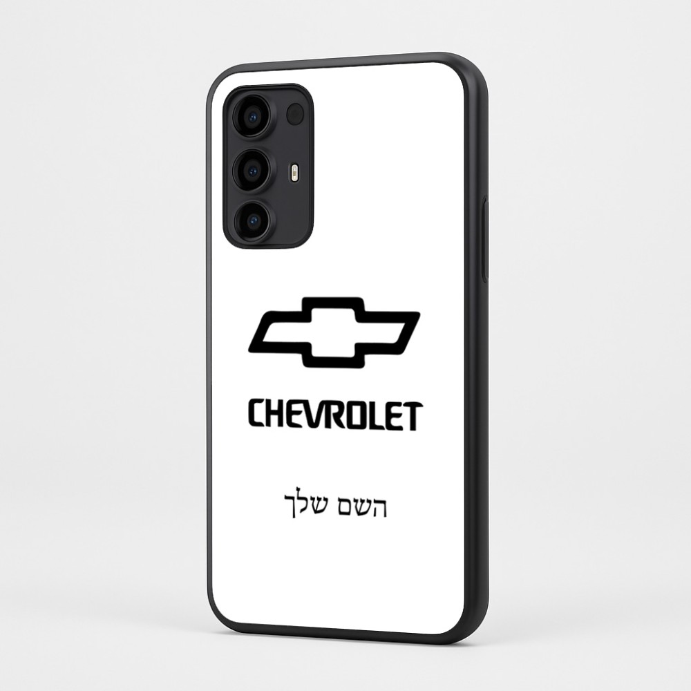 כיסוי בעיצוב אישי עם השם שלך לדגם - Motorola Moto G35 5G בעיצוב שברולט