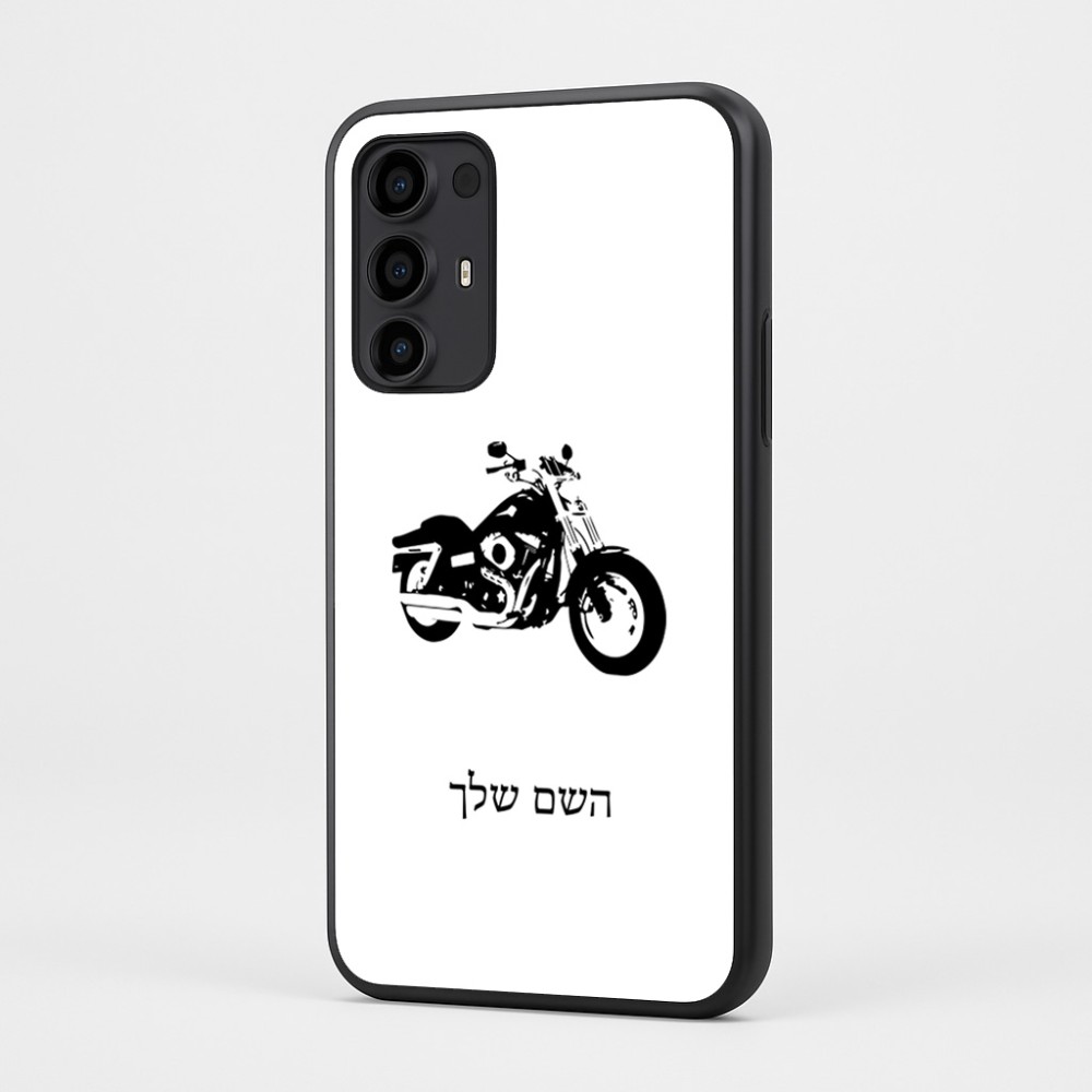כיסוי בעיצוב אישי עם השם שלך לדגם - Motorola Moto G35 5G בעיצוב הארלי-דיווידסון