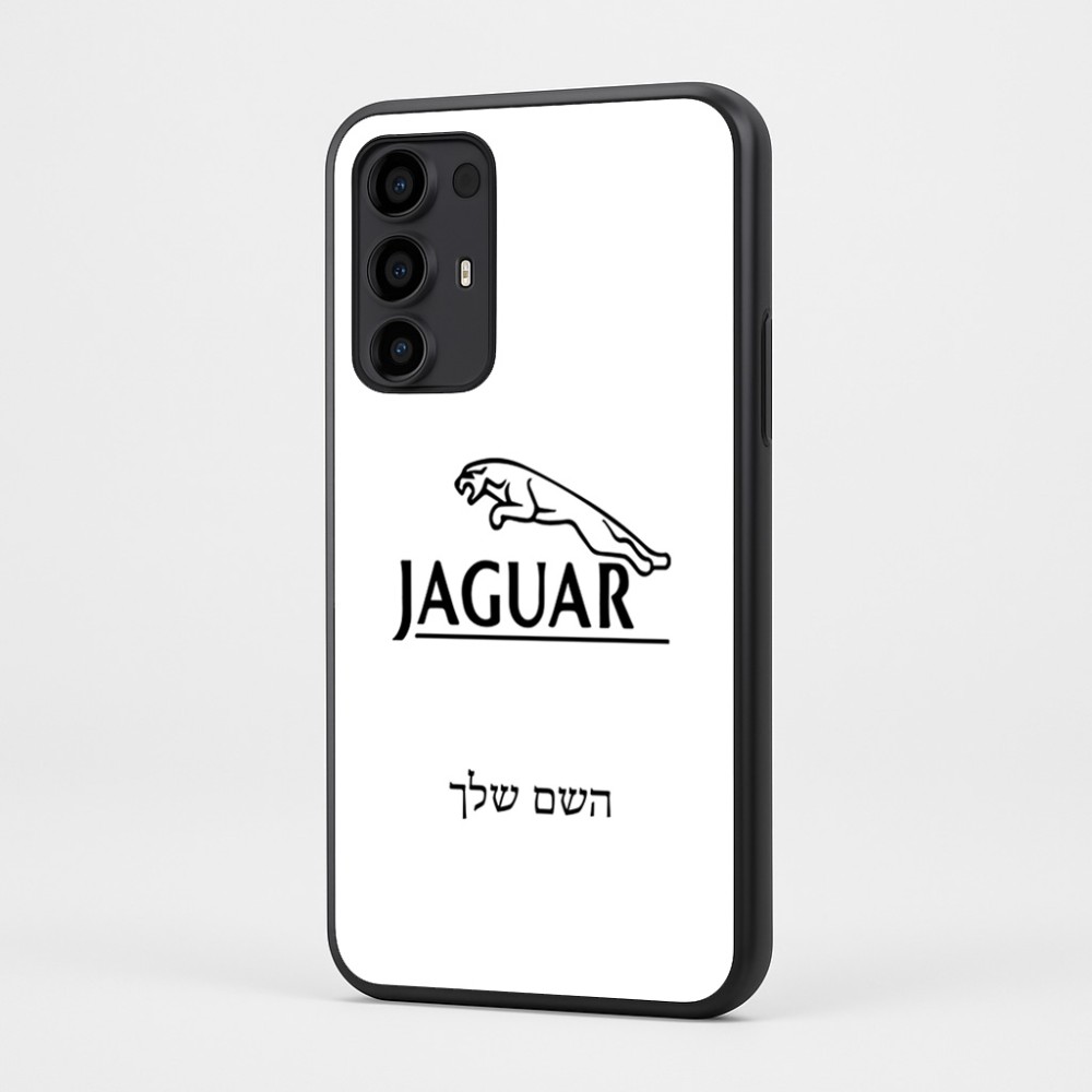 כיסוי בעיצוב אישי עם השם שלך לדגם - Motorola Moto G35 5G בעיצוב יגואר