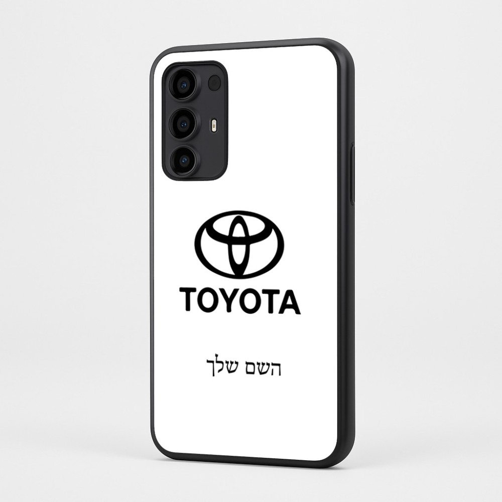 כיסוי בעיצוב אישי עם השם שלך לדגם - Motorola Moto G35 5G בעיצוב טויוטה