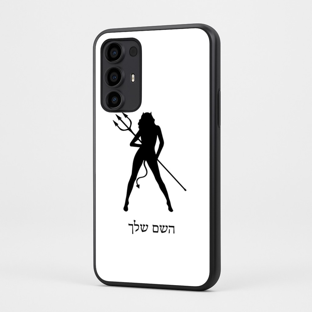 כיסוי בעיצוב אישי עם השם שלך לדגם - Motorola Moto G35 5G בעיצוב אישה שטן