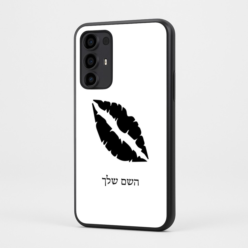 כיסוי בעיצוב אישי עם השם שלך לדגם - Motorola Moto G35 5G בעיצוב שפתיים - נשיקה