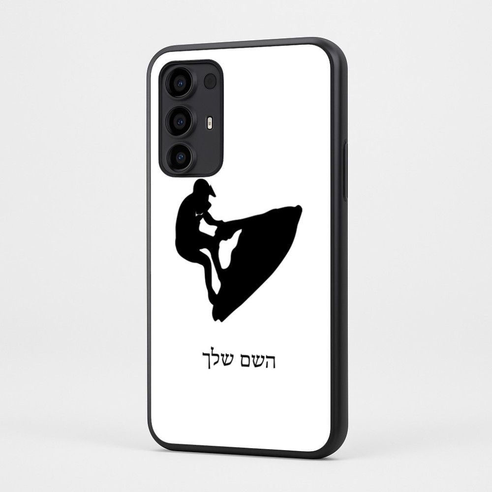 כיסוי בעיצוב אישי עם השם שלך לדגם - Motorola Moto G35 5G בעיצוב אופנוע ים
