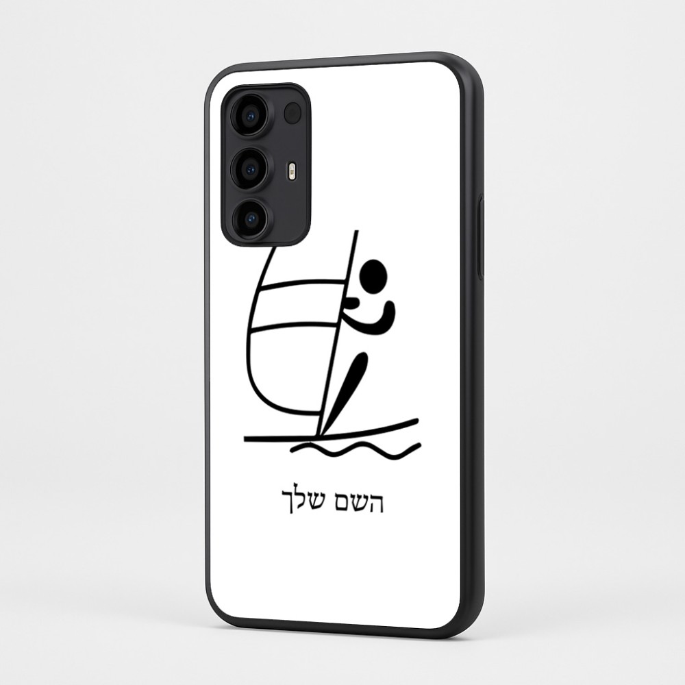 כיסוי בעיצוב אישי עם השם שלך לדגם - Motorola Moto G35 5G בעיצוב שייט אולימפי