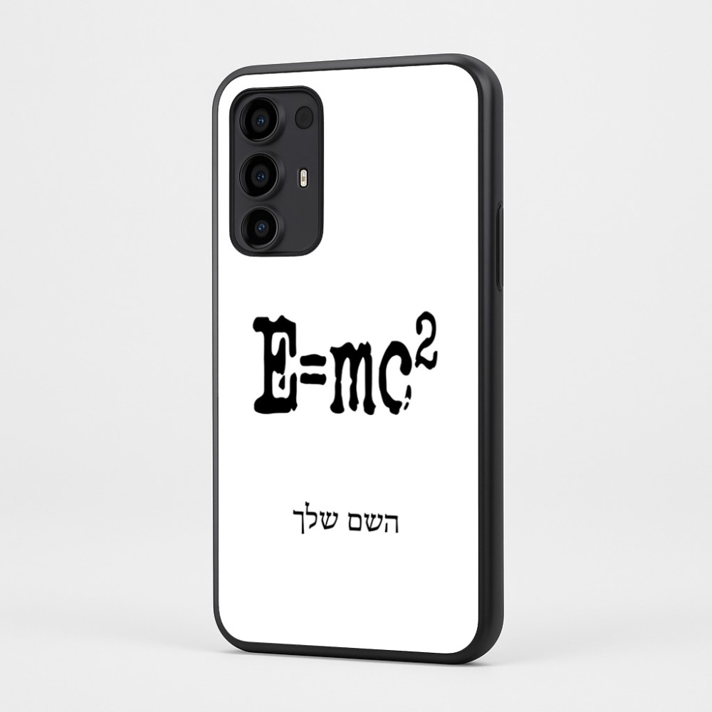 כיסוי בעיצוב אישי עם השם שלך לדגם - Motorola Moto G35 5G בעיצוב נוסחת אלברט איינשטיין