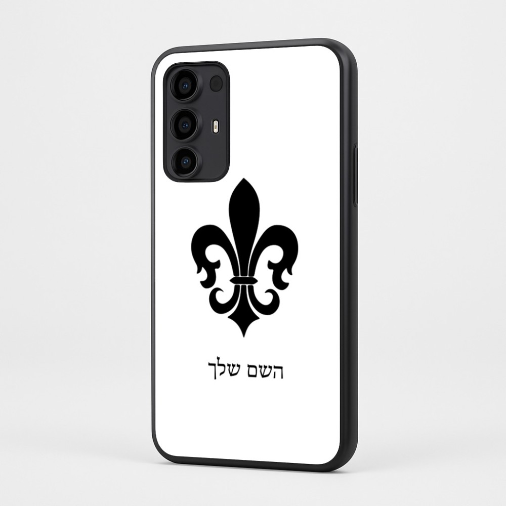כיסוי בעיצוב אישי עם השם שלך לדגם - Motorola Moto G35 5G בעיצוב פרחי פרחים - צרפת
