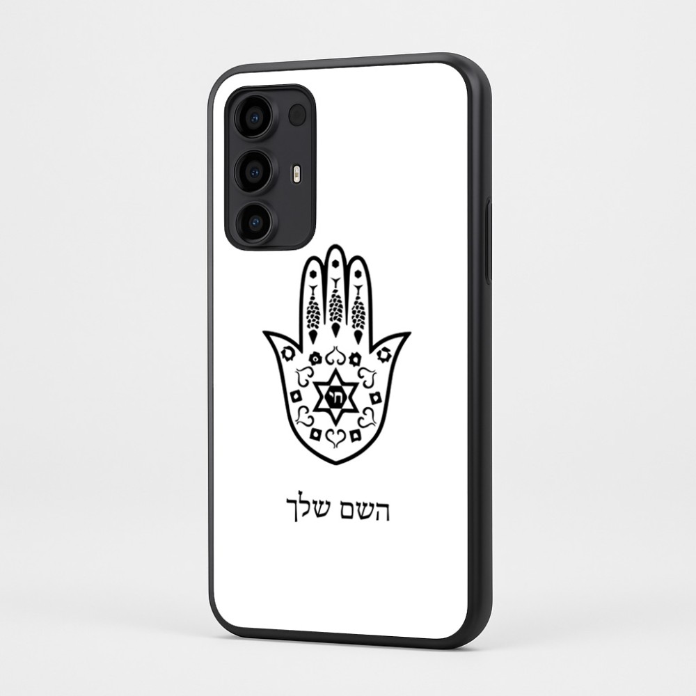 כיסוי בעיצוב אישי עם השם שלך לדגם - Motorola Moto G35 5G בעיצוב חמסה - קבלה