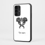 כיסוי בעיצוב אישי עם השם שלך לדגם - Motorola Moto G35 5G בעיצוב פרחי קרן