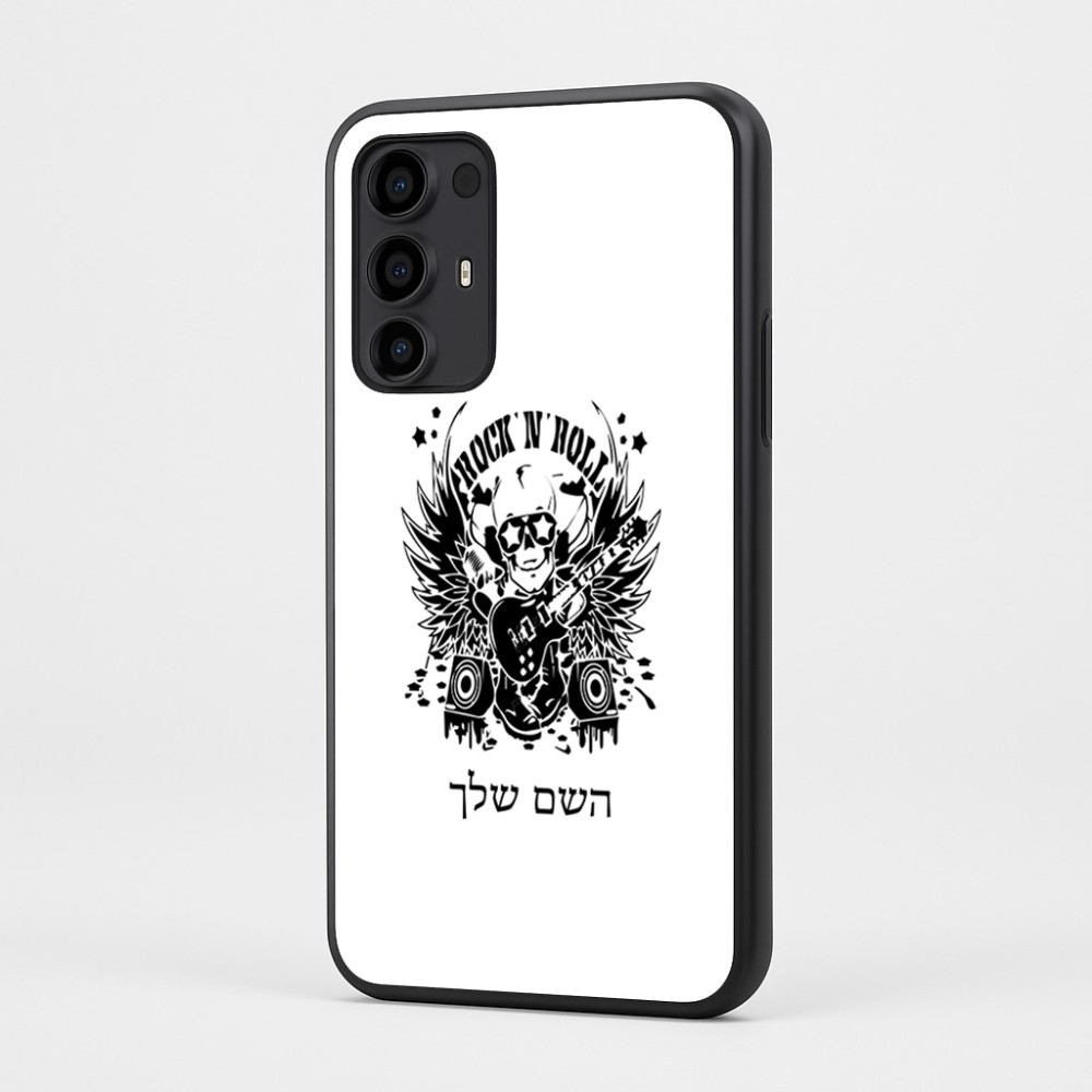 כיסוי בעיצוב אישי עם השם שלך לדגם - Motorola Moto G35 5G בעיצוב רוקנרול