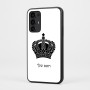 כיסוי בעיצוב אישי עם השם שלך לדגם - Motorola Moto G35 5G בעיצוב כתר מלכותי