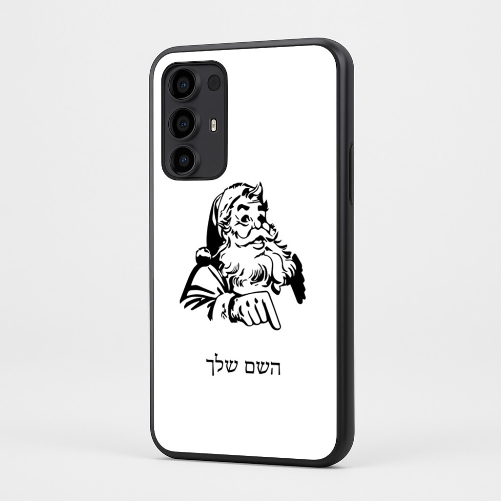 כיסוי בעיצוב אישי עם השם שלך לדגם - Motorola Moto G35 5G בעיצוב סנטה קלאוס