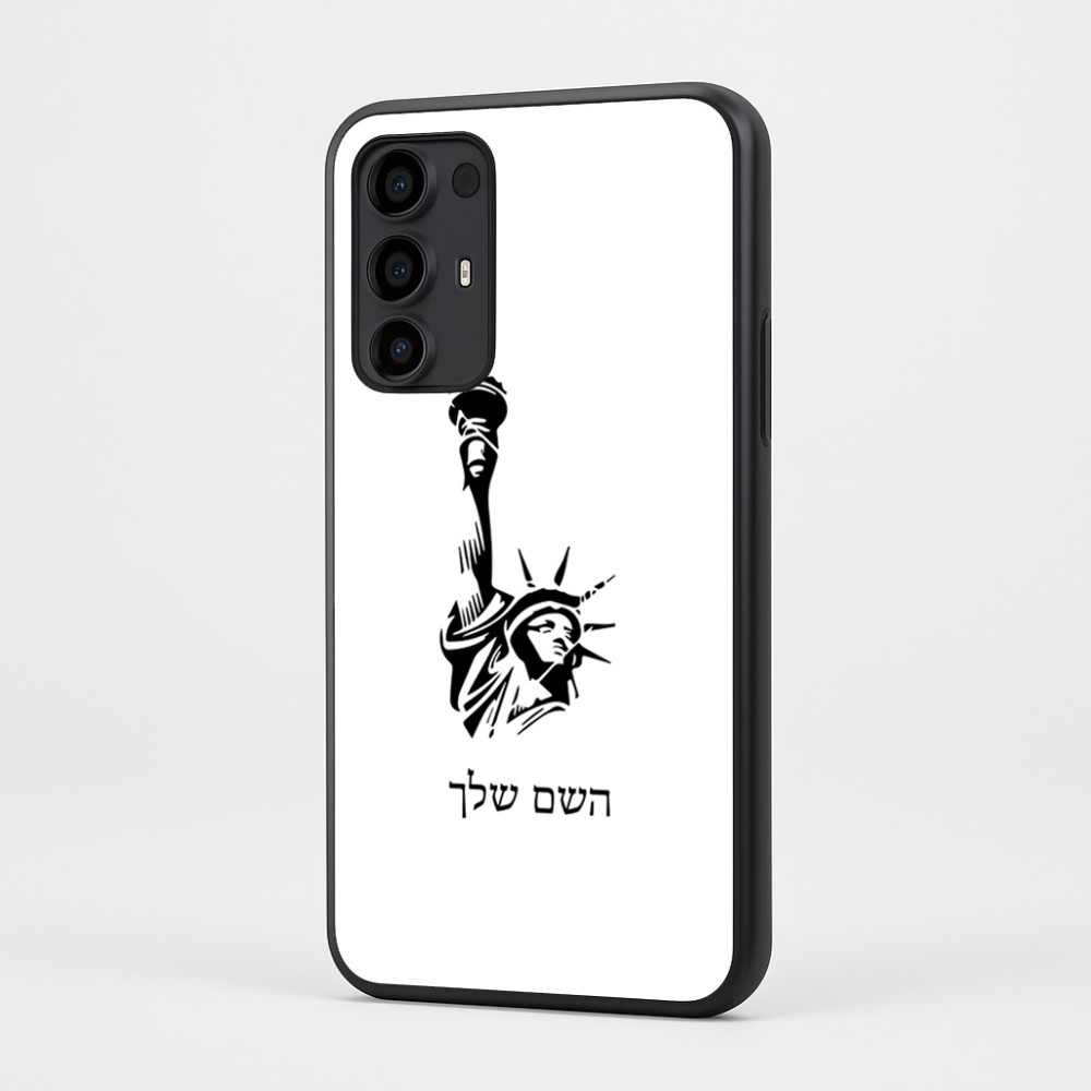 כיסוי בעיצוב אישי עם השם שלך לדגם - Motorola Moto G35 5G בעיצוב פסל החירות