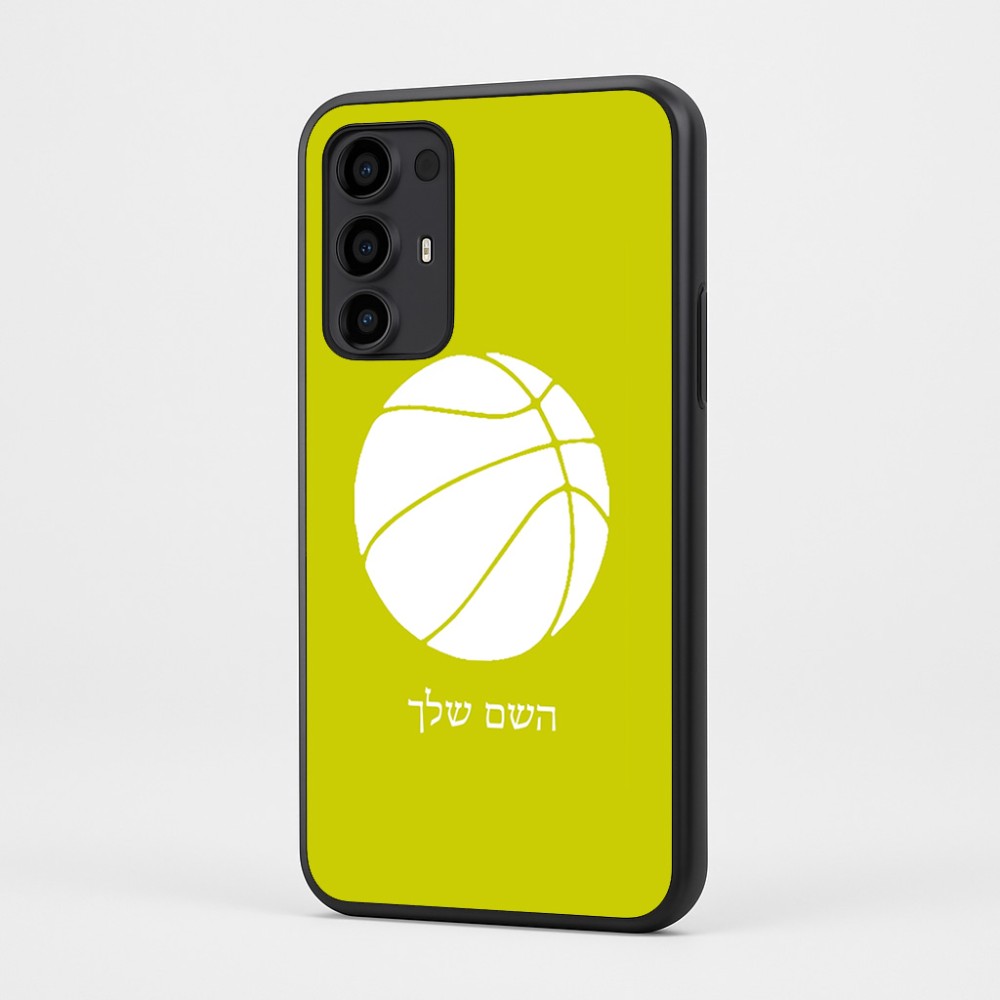 כיסוי בעיצוב אישי עם השם שלך לדגם - Motorola Moto G35 5G בעיצוב כדורסל