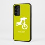 כיסוי בעיצוב אישי עם השם שלך לדגם - Motorola Moto G35 5G בעיצוב רוכב אופניים