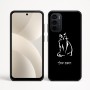 כיסוי בעיצוב אישי עם השם שלך לדגם - Motorola Moto G35 5G בעיצוב חתול
