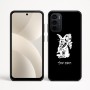 כיסוי בעיצוב אישי עם השם שלך לדגם - Motorola Moto G35 5G בעיצוב ארנב מחזיק גזר