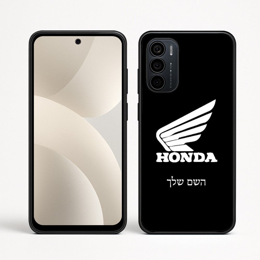 כיסוי בעיצוב אישי עם השם שלך לדגם - Motorola Moto G35 5G בעיצוב הונדה