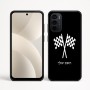 כיסוי בעיצוב אישי עם השם שלך לדגם - Motorola Moto G35 5G בעיצוב דגל המירוץ