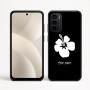 כיסוי בעיצוב אישי עם השם שלך לדגם - Motorola Moto G35 5G בעיצוב פרח היביסקוס