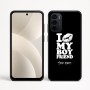 כיסוי בעיצוב אישי עם השם שלך לדגם - Motorola Moto G35 5G בעיצוב נשקי את חבר שלי