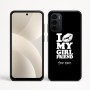כיסוי בעיצוב אישי עם השם שלך לדגם - Motorola Moto G35 5G בעיצוב לנשק את החברה שלי