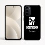 כיסוי בעיצוב אישי עם השם שלך לדגם - Motorola Moto G35 5G בעיצוב אוהבת את החבר שלי