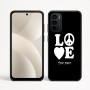 כיסוי בעיצוב אישי עם השם שלך לדגם - Motorola Moto G35 5G בעיצוב אהבה
