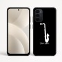 כיסוי בעיצוב אישי עם השם שלך לדגם - Motorola Moto G35 5G בעיצוב סקסופון