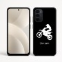 כיסוי בעיצוב אישי עם השם שלך לדגם - Motorola Moto G35 5G בעיצוב מוטוקרוס