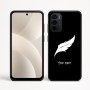 כיסוי בעיצוב אישי עם השם שלך לדגם - Motorola Moto G35 5G בעיצוב נוצת נוצה