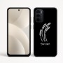 כיסוי בעיצוב אישי עם השם שלך לדגם - Motorola Moto G35 5G בעיצוב חיטה גלית זהב