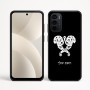 כיסוי בעיצוב אישי עם השם שלך לדגם - Motorola Moto G35 5G בעיצוב פרחי קרן