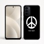 כיסוי בעיצוב אישי עם השם שלך לדגם - Motorola Moto G35 5G בעיצוב סמל השלום