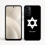 כיסוי בעיצוב אישי עם השם שלך לדגם - Motorola Moto G35 5G בעיצוב מגן דוד - מגן דוד - ישראל