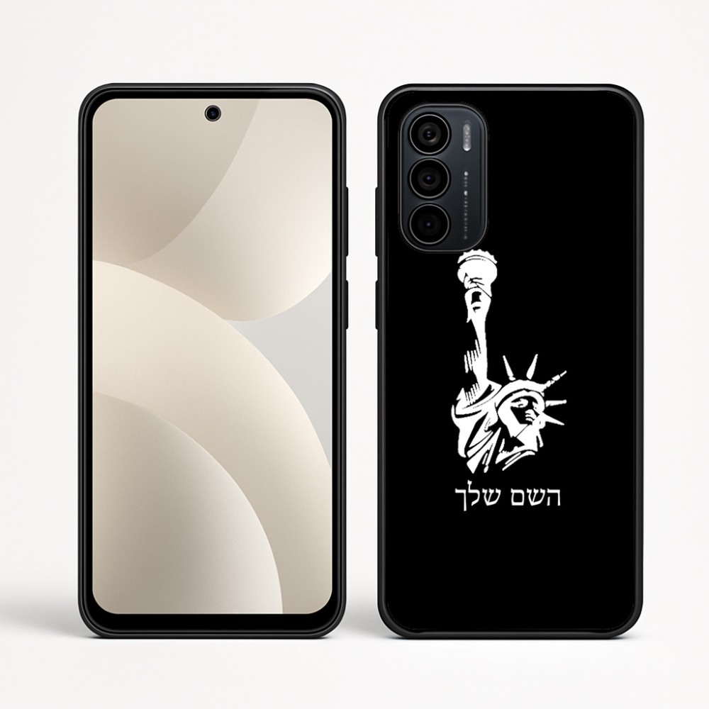כיסוי בעיצוב אישי עם השם שלך לדגם - Motorola Moto G35 5G בעיצוב פסל החירות