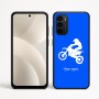 כיסוי בעיצוב אישי עם השם שלך לדגם - Motorola Moto G35 5G בעיצוב מוטוקרוס