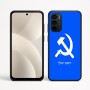 כיסוי בעיצוב אישי עם השם שלך לדגם - Motorola Moto G35 5G בעיצוב פטיש ומגל