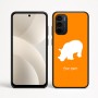 כיסוי בעיצוב אישי עם השם שלך לדגם - Motorola Moto G35 5G בעיצוב קרנף