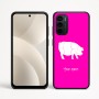 כיסוי בעיצוב אישי עם השם שלך לדגם - Motorola Moto G35 5G בעיצוב חזיר