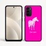 כיסוי בעיצוב אישי עם השם שלך לדגם - Motorola Moto G35 5G בעיצוב זברה